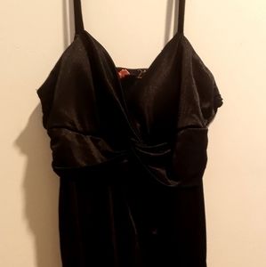 Women's short black dress